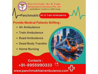 Panchmukhi Train Ambulance in Patna- assured patient shifting Ambulance provided