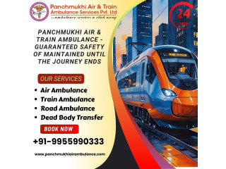 Panchmukhi Train Ambulance in Kolkata- emergency medical transport arranged at lower fare
