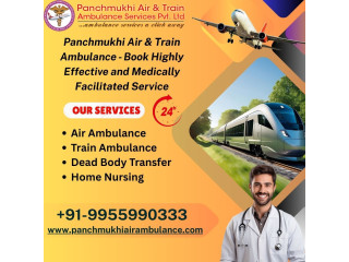 Panchmukhi Train Ambulance from Patna- guarantees unsurpassed care and attention during the journey