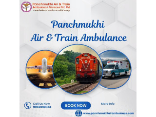 Panchmukhi Train Ambulance from Ranchi- risk is minimal and safety is highest