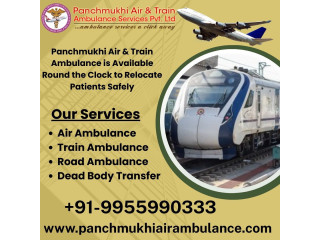 Panchmukhi Low Cost Train Ambulance in Kolkata- guaranteed safety is expected during the journey