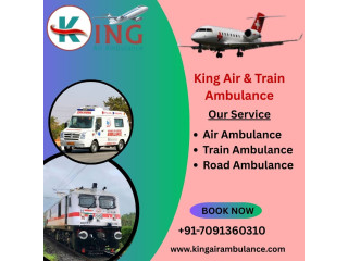 King Train Ambulance in Delhi- a reliable medical transport service offered on time