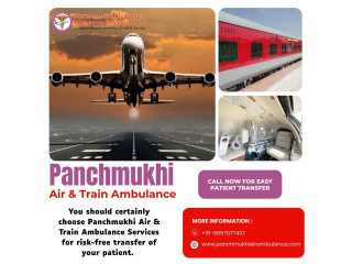 We allow the entire trip to be scheduled without making any risk while the journey via Panchmukhi Air and Train Ambulance in Patna
