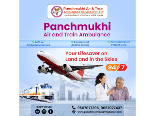 Panchmukhi Air and Train Ambulance Service in Patna eliminates the possibility of during the inter-facility transfer