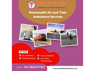 Panchmukhi Air and Train Ambulance from Delhi- safety is prioritized during the transfer