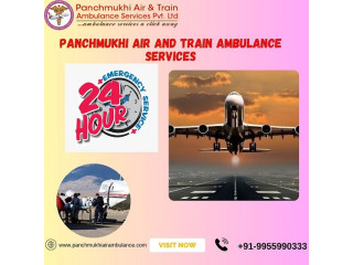 Take Panchmukhi Air Ambulance Service in Ahmedabad with Top-grade Ventilator Setup