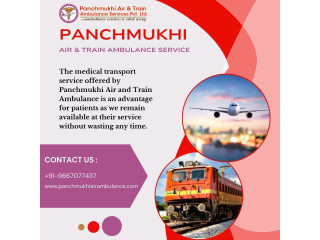 Utilize Delhi's premier Panchmukhi Air and Train Ambulance Services to safely transport patients from one location to another