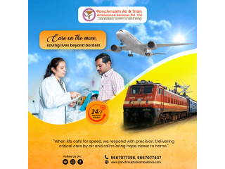 Panchmukhi Hi Tech Train Ambulance in Patna  swift and smooth booking Available
