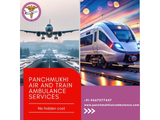 Book Panchmukhi Air and Train Ambulance Service in Indore with Advanced Medical Tools