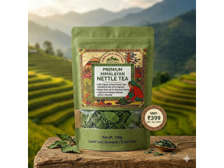 Premium Himalayan Nettle Tea 250g in 799   Seedhe Uttarakhand ke Pahaadon se