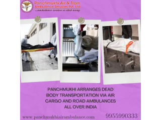 Panchmukhi Dead Body Transfer in Hyderabad by Air Cargo- effectively composed mortuary support