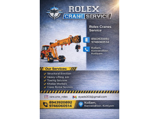 Top 3 Crane Rental Service Anchal Oachira Chathannoor Nilamel Mukhathala Perinad