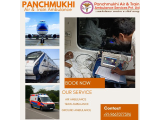 Panchmukhi ICU Train Ambulance in Patna- Safe and comfortable medical transfer 24/7